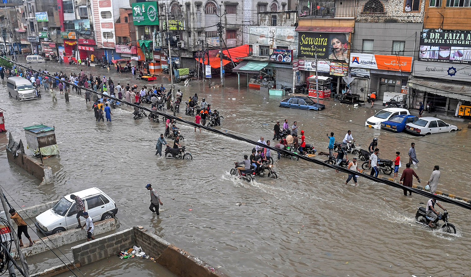 Karachi on alert as more rain, flooding expected | Arab News PK