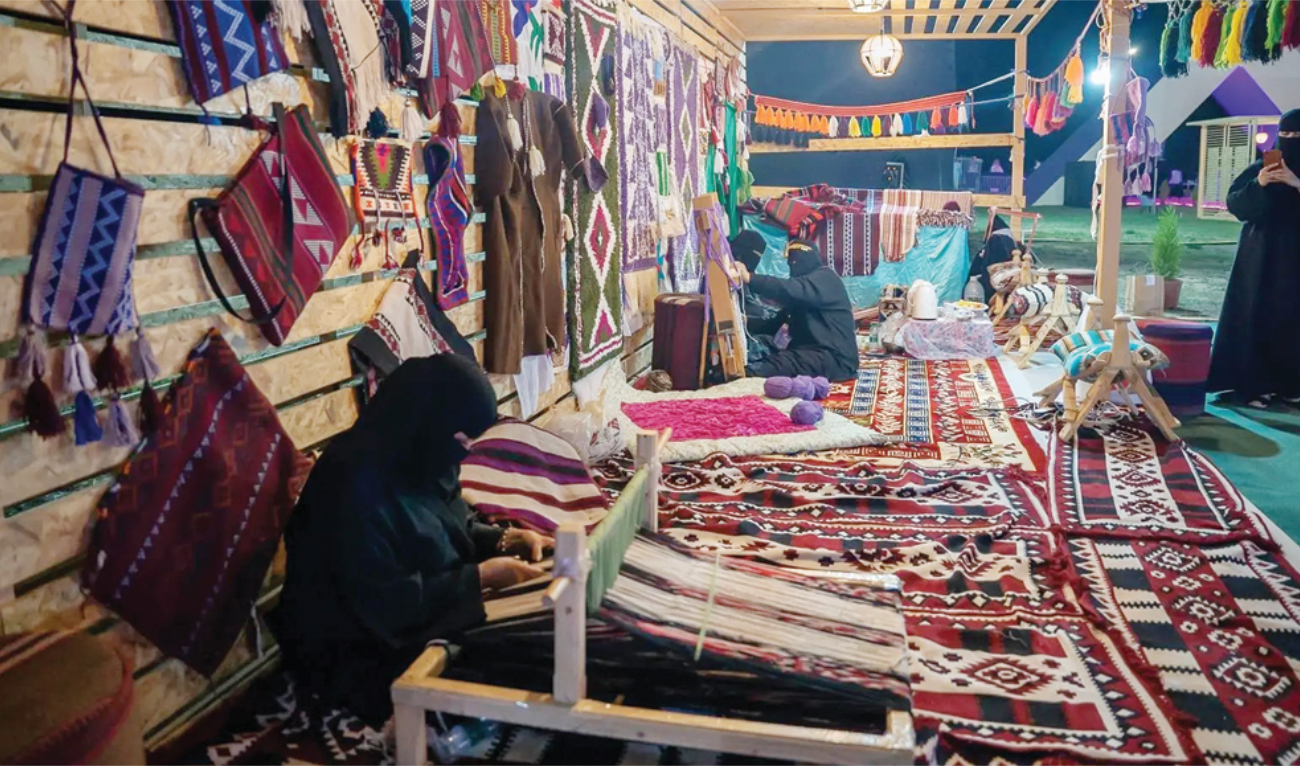 Traditional Al-Sadu pattern forms integral part of the Saudi Arabia’s cultural fabric