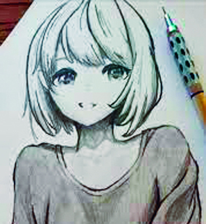 Anime Manga Drawing Female Chibi, manga, face, black Hair, hand png |  PNGWing