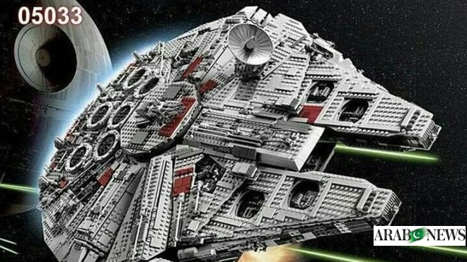 This giant Lego 'Star Wars' Millennium Falcon has landed in Metro
