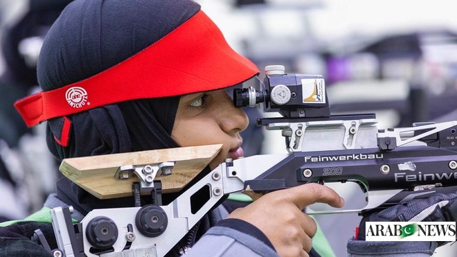 سيطرت المرأة الخليجية على منافسات الرماية في دورة الألعاب العربية للمرأة