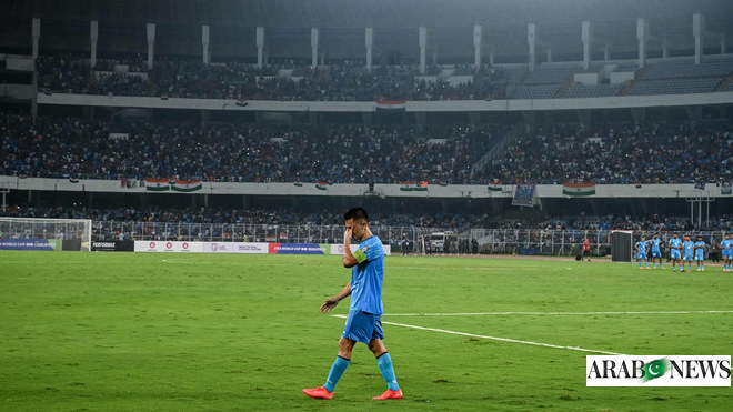 Emotional Indian football legend Chhetri bows out with Kuwait draw