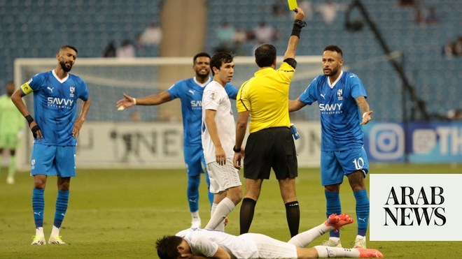 Al Misehal congratulates the leadership after Al Hilal won the