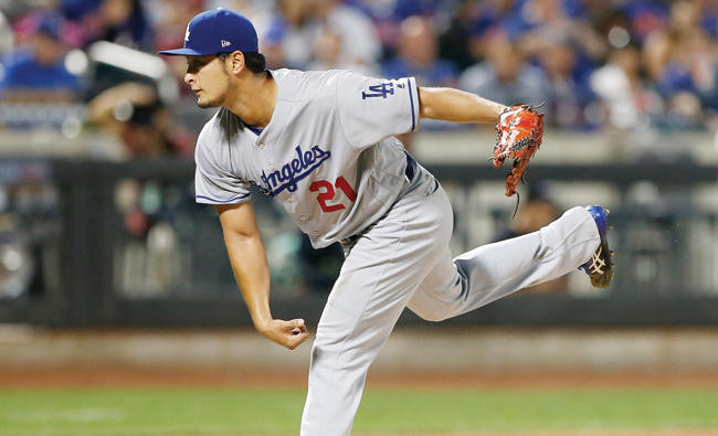 Yu Darvish to make Dodgers debut Friday in New York vs. Mets