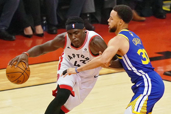 Toronto Raptors defeat Golden State in NBA Finals opener | Arab News PK