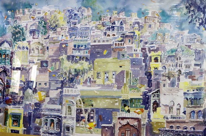 Nostalgic art: Lost in the Hues of Peshawar