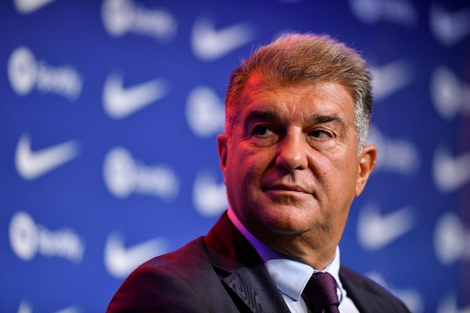 Joan Laporta: Barcelona president says there are 'no sporting reasons' for  soccer stars to join Saudi Pro League