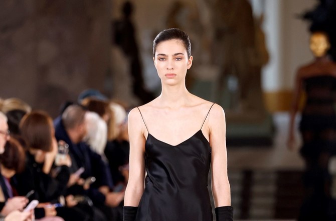 Bella Hadid rocks a totally see-through black top at Paris Haute Couture  Fashion Week