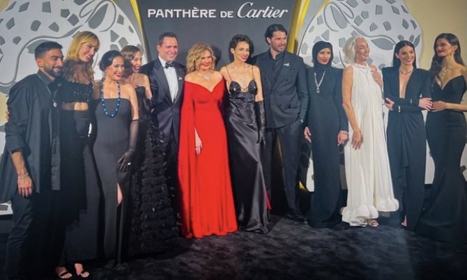 Arab celebrities walk star studded Cartier show in Dubai Arab