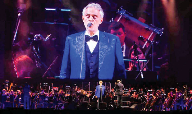 Italian tenor Bocelli returns for sixth performance at AlUla | Arab News PK