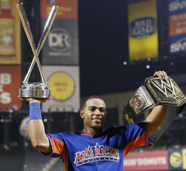 Cespedes steals show from All-Stars, wins HR Derby